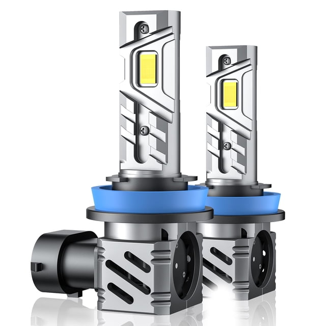 Bombillas antiniebla RCJ H11/H8/H9, 6000 K, 35000 LM, 12 V, impermeables, IP67