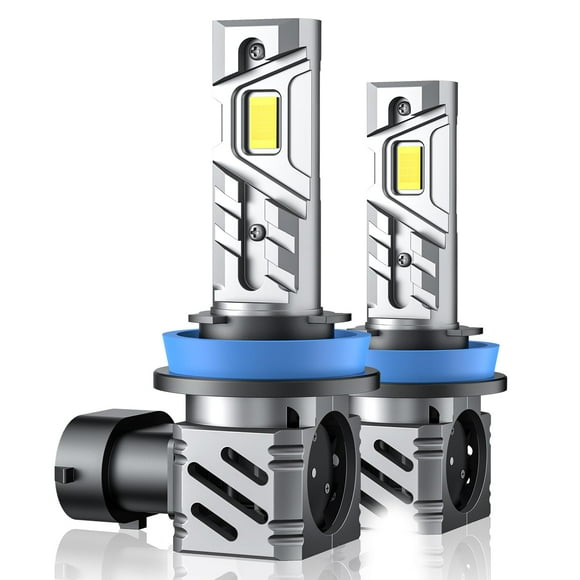Bombillas antiniebla RCJ H11/H8/H9, 6000 K, 35000 LM, 12 V, impermeables, IP67