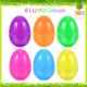 thumbnail image 2 of Huevos de pascua de plástico Aitsite, paquete de 98 unidades, varios colores, con juguetes, 2 of 7