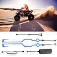 thumbnail image 2 of Universal Motorcycle Helmet Night Riding LED EL Cold Light Strip Signal Flashing Stripe Sticker Decoration Kit Bar Bike Bicycle, 2 of 8