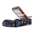 thumbnail image 3 of GT1 Twin Race Car Bed with LED Lights & Sounds, Kids' Bedroom Furniture, Car Themed Bed for Boys Room, 3 of 5