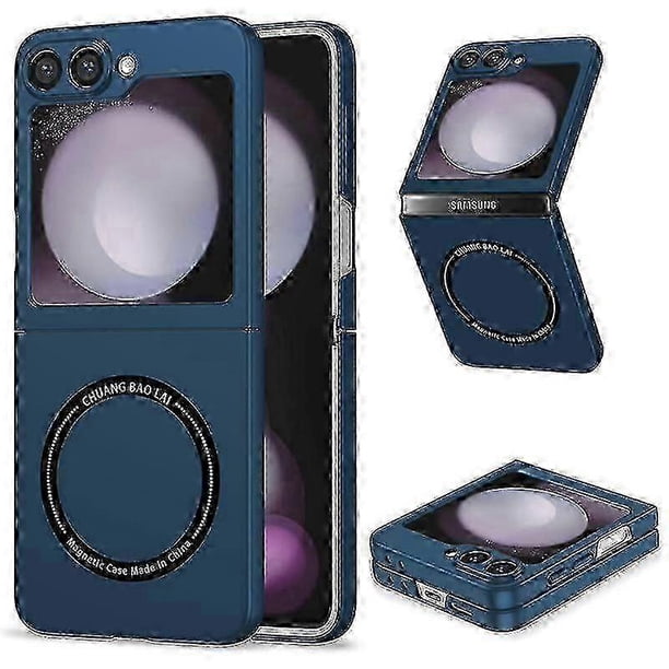 Built-in Magnet Circle Cover Magsafe Silicone Shockproof Case for Samsung Galaxy Z Flip 6