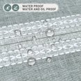 thumbnail image 3 of 100% Waterproof Rectangle PVC Tablecloth, Vinyl Table Cloth Cover Oil Proof Spill Proof Wipeable Table Cloths for Indoor and Outdoor Use (Grey, 60X102IN), 3 of 6
