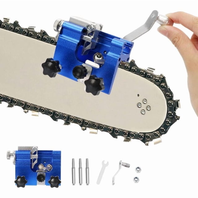 Chainsaw Sharpener Sharpening Tool Manual Chain Sharpener Chainsaw Grinding Tool Chains Manual Sanding Tool Sharpening Tools Kit Multifunction Handheld Chain Sharpener