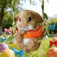 thumbnail image 1 of Outdoor Easter Garden Statue Hanging Ornament,Durable Resin Material,45cm Hanging Rope,Wind-Swinging Design,For Yard Patio Balcony Tree Home Garden Decoration, 1 of 7