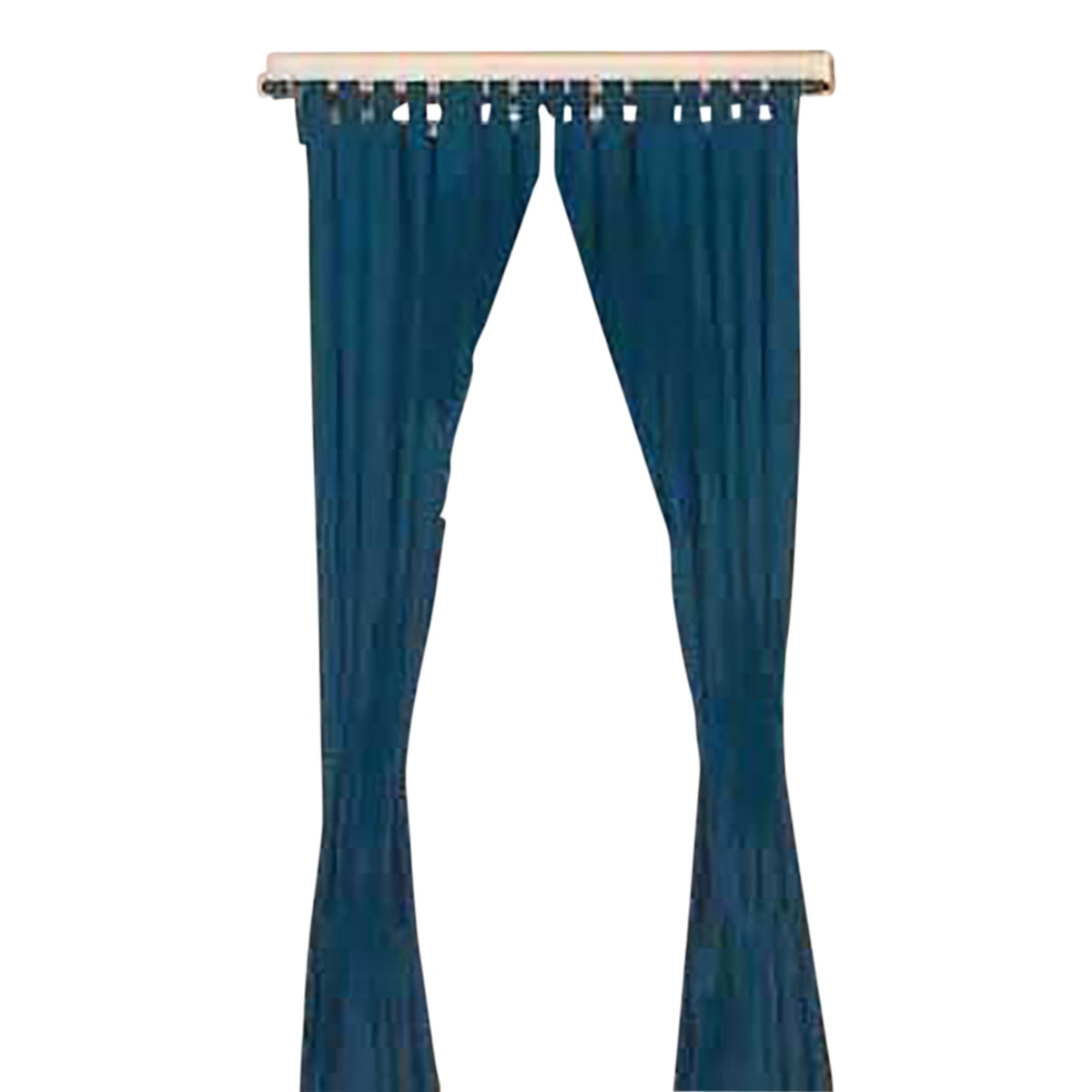 Curtains Navy 100 Cotton Tab Top Curtains 84 x 80 Renovator's Supply