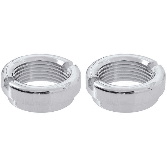 OER Chrome Wiper Escutcheon Nut Set 1955-1957 Chevy Bel Air 150 210 Nomad Delray