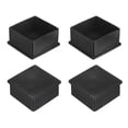thumbnail image 1 of Uxcell 4-Pack Tapas de Pierna Cuadradas para Muebles, Tapas de Pierna de 2.36" (60mm) para Sillas/Mesas/Camas, 1 of 7