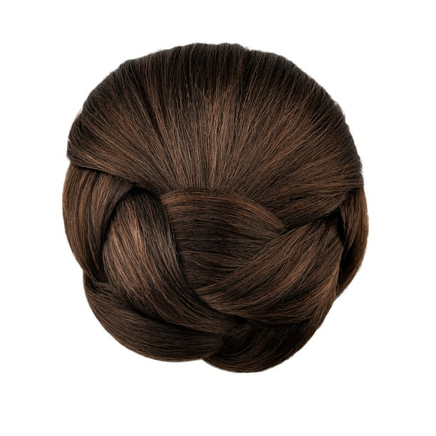 Braided Hair Chignon Synthetic Hair Bun Hairpiece Clip in Hair Buns