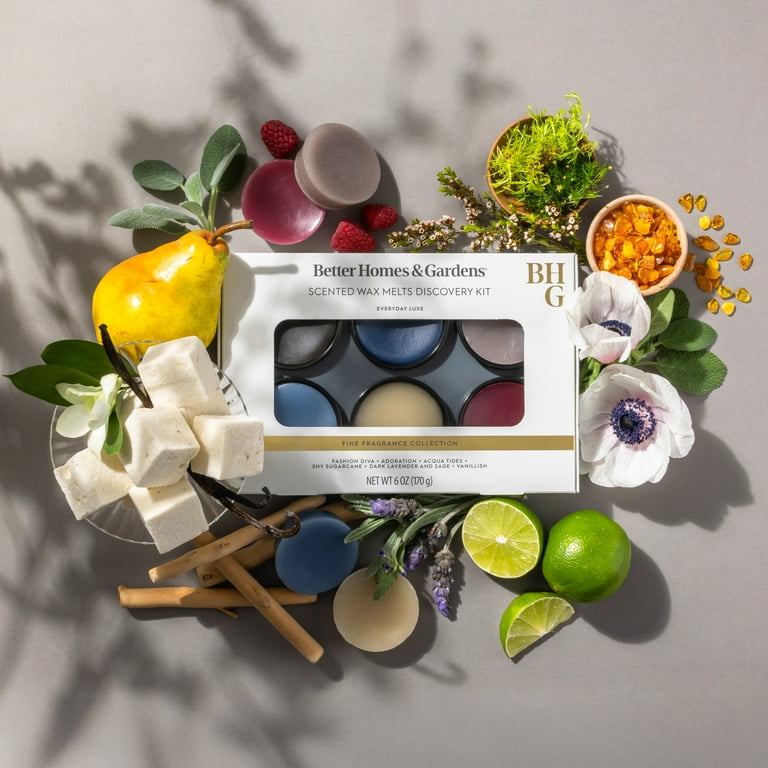 Better Homes & Gardens Wax Melts Discovery Kit, 6 Pack, 1 oz Each