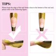 thumbnail image 3 of 100 PCS Hor e hoe Shape Nail Form , Nail Exten ion Tip Guide Nail Builder Sticker for Acrylic Poly Gel, 3 of 7