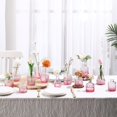 thumbnail image 2 of 30-Pack Pink Glass Bud Vases, Elegant Small Flower Vases for Wedding & Event Centerpieces, Bulk Set for Table Decor, 2 of 7