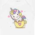 thumbnail image 4 of Inktastic Teacup Unicorn Boys or Girls Baby Bodysuit, 4 of 5