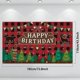 thumbnail image 2 of Decoración de fondo para fiesta de leñador, pancarta de fondo de feliz cumpleaños, tela a cuadros rojos de búfalo, fondo para fotomatón de primer cumpleaños para Navidad y invierno, 2 of 5