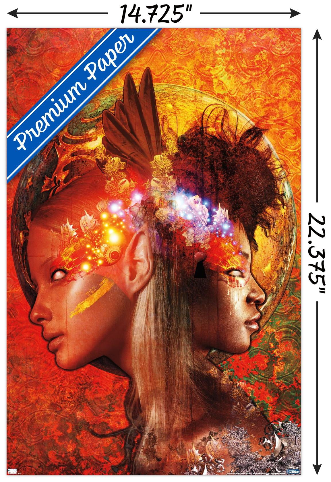 Jena DellaGrottaglia: Cosmic Zodiac - Gemini Wall Poster, 14.725" x 22.375"