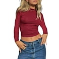 thumbnail image 2 of Camiseta De Verano Camisa de mujer Cami Top Y2K Style Backless Slim Fit Streetwear Traje (Rojo M) Cgtredaw Para estrenar, 2 of 7