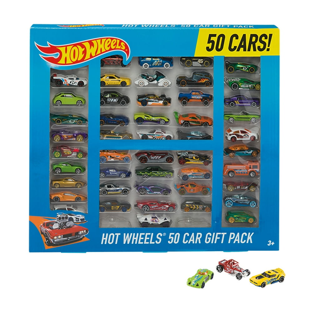 Hot Wheels Car Set, 50 Piece