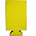 thumbnail image 2 of Blank Neoprene Collapsible 16 oz. Can Coolie (4 Pack, Yellow), 2 of 7