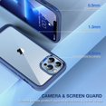 thumbnail image 4 of Compatible avec Étui iPhone 13 Pro Max [Protection contre les Chutes de Qualité Militaire] Étui de Protection Antichoc, PC Mince Clair et Pare-Chocs en TPU Souple Conçu pour iPhone 13 Pro Max 6.7 Pieds' (Bleu), 4 of 7