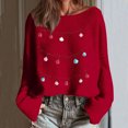 thumbnail image 2 of My Items Talove Long Sleeve Shirts for Women Funny Graphic Sweatshirt Fall Fashion Must Haves Tunic Fashion Clothes Womens Tops Long Sleeve Dressy Christmas Shirts, 2 of 6
