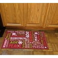 thumbnail image 3 of Kane Home Holiday Kitchen Mat, Nylon Rug, 18 x 30 inches, Multicolor, Happy Holidays, 3 of 6