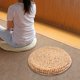 thumbnail image 3 of Tatami de paja forma forma forma Cojín Asiento Colchoneta para sentarse Almohada de meditación transpirable Futón para Ventana Decoración Dormitorio Diámetro 40cm Sunnimix Cojín de asiento de piso, 3 of 8