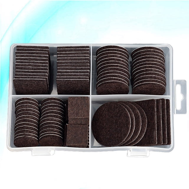 HOOWIFFY 104Ud Almohadillas Para Muebles Y Protección Fieltro Café Durable