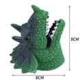 thumbnail image 4 of Triceratops marionetas de mano juego de rol cabeza realista dinosaurio dedo guante juguetes, 4 of 5