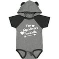 thumbnail image 3 of Inktastic I'm Grandma's Favorite with Arrow and Hearts Boys or Girls Baby Bodysuit, 3 of 5