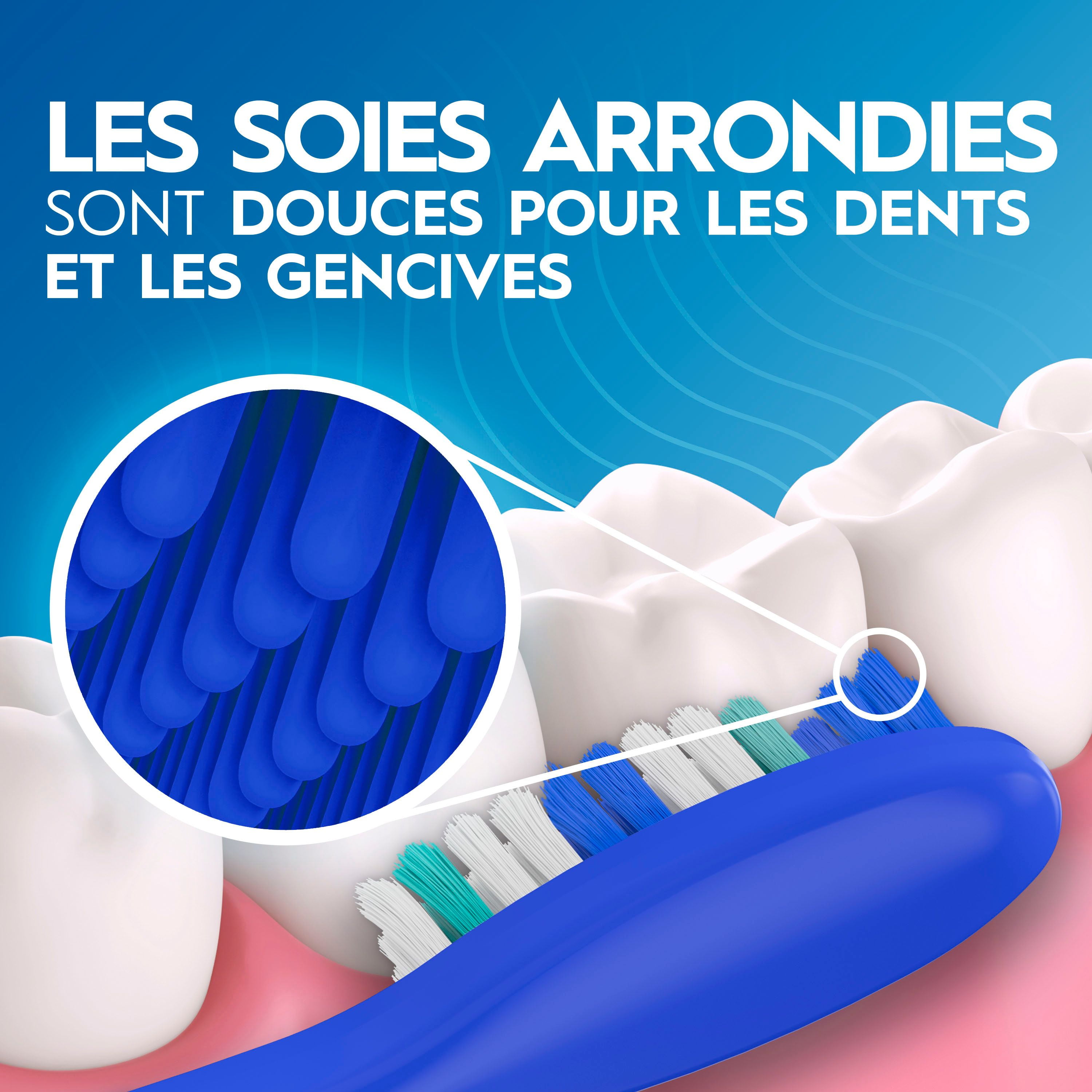 Brosses à dents Oral-B Protection contre la carie, moyenne