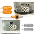 thumbnail image 4 of Couvercle Anti-Éclaboussures Magnétique pour Micro-Ondes 10.5 Pouces, Couvercle de Cuisinière avec Poignée, Couvercle de Plat Bol Assiette Service Ustensiles de Cuisine Plastique Transparent Gris, 4 of 8