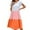 Orange, variant on Bigersell Elegant Dresses for Women Evening Party Women's Fashion Casual Short Sleeve Colorblock Summer Round Neck Beach Dress Female Dresses Wedding Guest Regular Midi Dresses, Style 24521, Blue M