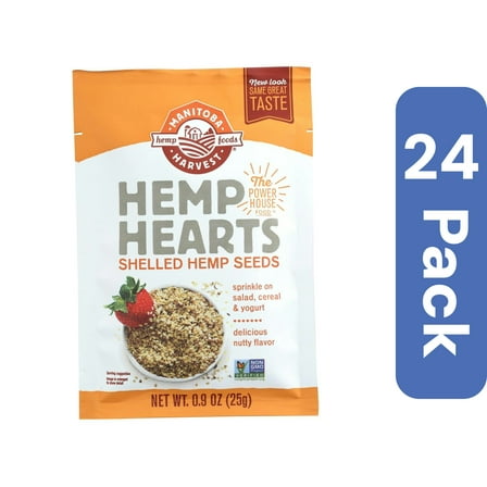 Manitoba Harvest Shelled Hemp Hearts 0.9 oz (Pack Of 24)