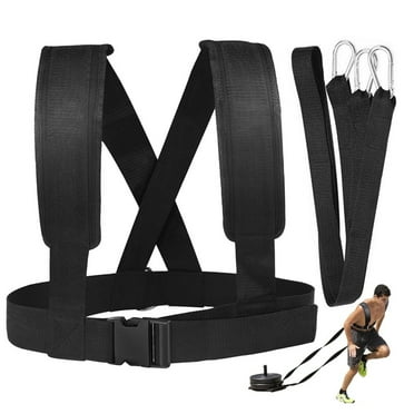 Sled Harness Tire Pulling Harness, Training Speed Harness with Adjustable Belt, Weight Bearing Shoulder Strap with Reinforced Lock, Pull up to 1.5T Weight for Fitness