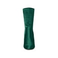 thumbnail image 2 of BLISSFUL STEP Mother's Day Women's Boots Foldable Faux Velvet Block Heel Mid Calf Ankle Boots Green 6.5, 2 of 8