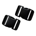 thumbnail image 3 of LOVIVER 2Pc Scuba Diving Buckle Plastic Black Strap Webbing Side Release Buckle 90mm, 3 of 8