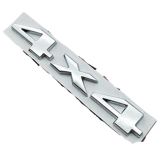 ZWP Metal Car Letters 4X4 Logo Emblem Trunk Badge Stickers Compatible With Jeep Grand Cherokee