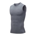 thumbnail image 4 of RFQWOVSR Mens High Elasticity Slim Fit Sports Vest Gym Undershirt Breathable Top S, 4 of 5
