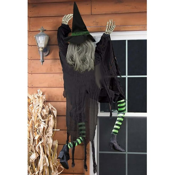 Fun World Climbing Witch Halloween Decoration - 5 ft