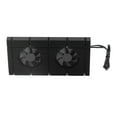thumbnail image 2 of GPU Backplate Radiator, Backplane Memory Cooling Cooler Low Noise Dual Fan Design  For 3080 For 3070 0.5mm Pad 700, 2 of 8