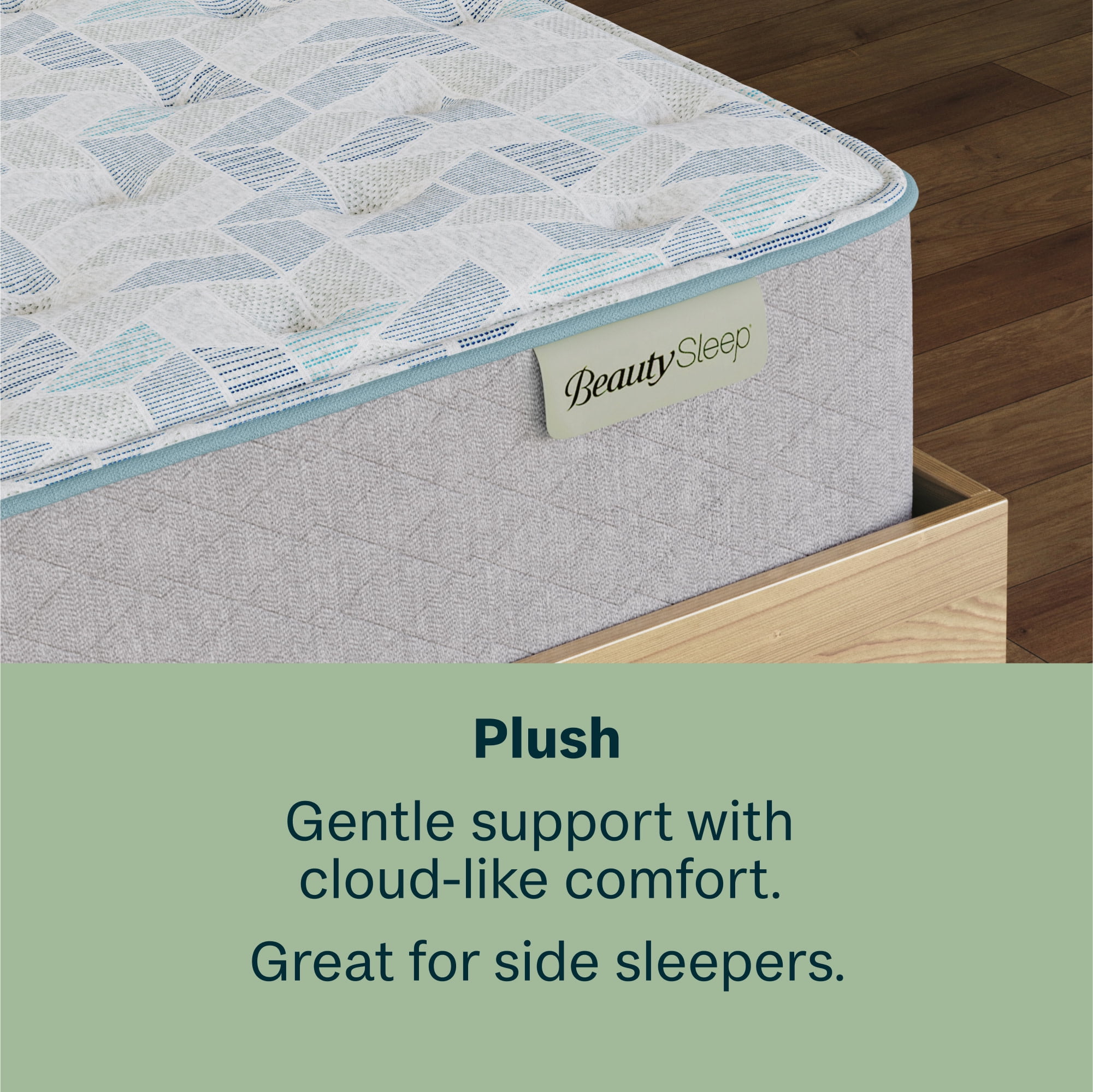 Beauty Sleep Slumberscape 13.75" Plush Mattress -Full - Innerspring; Fiberglass-Free