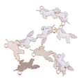 thumbnail image 4 of 20 piezas chapado en de la colgantes manualidades de bricolaje hallazgos Salvador Unicorn Charm Pendant, 4 of 10