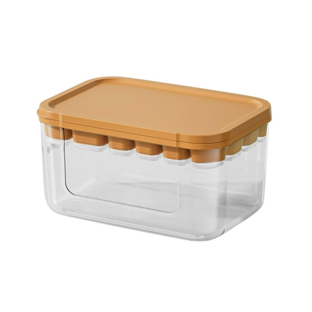 Ohufall 22 Cell Silicone Ice Tray With Lid Food Grade Home Ice Cream Popsicle Maker Easy Release