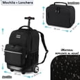 thumbnail image 3 of Mochila con ruedas + Lonchera SQbags Jworld Grande Escolar o de Viaje, 3 of 7