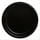 Black Solid Round 7" Paper Dessert Plates, 24 Count, by Way To Celebrate