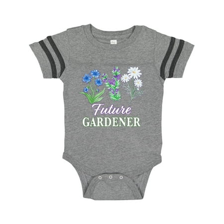 

Inktastic Future Gardener with Wildflowers Gift Baby Boy or Baby Girl Bodysuit