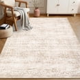 thumbnail image 3 of 5x7 Area Rugs Living Room Rug: Washable Vintage Boho Rug No Slip Stain Resistant Soft Carpet Indoor Floor Floral Large Carpets for Bedroom Dining Room Farmhouse Nursery Hallway Home Office Beige, 3 of 18