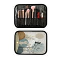 thumbnail image 2 of Iauyy 3 Piece Large Portable Hanging Toiletry Bags for Travel,Foldable Makeup Organizer with Multiple Compartments for Men&Women，Simple Sketch Of A Rabbit, 2 of 9