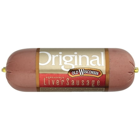 Old Wisconsin Original Spreadable Liver Sausage, 8 oz