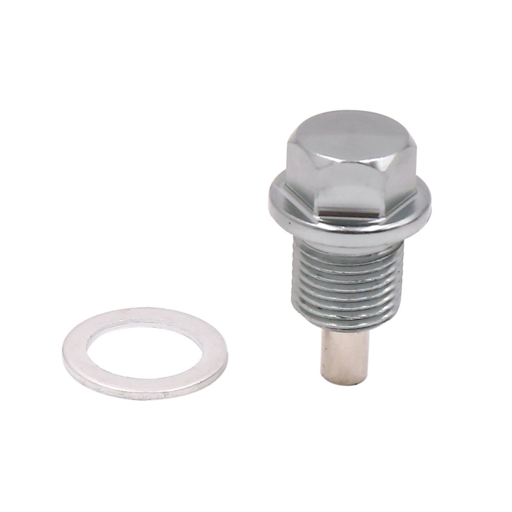 M14 x 1.25mm Thread Gray Auto Car Oil Pan Drain Bolt Kit w